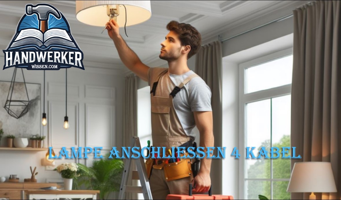 Lampe anschliessen 4 Kabel