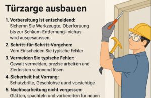 Türzarge ausbauen – Ein umfassender Leitfaden