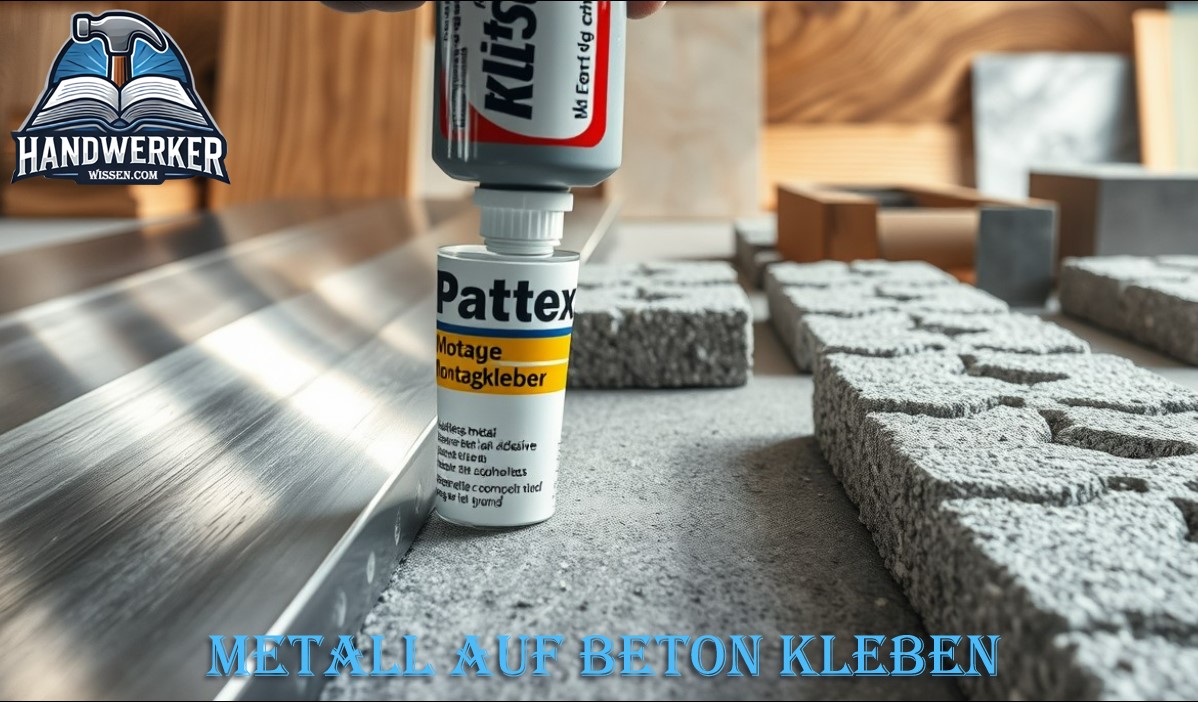 Metall auf Beton kleben