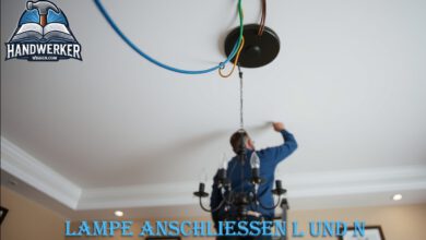 Lampe anschliessen L und N