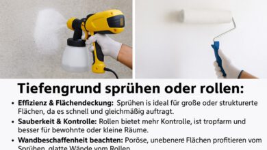 Sollte man Tiefengrund sprühen oder rollen?