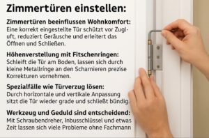 Türen einstellen Schritt für Schritt mit Experten Anleitung