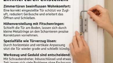 Türen einstellen Schritt für Schritt mit Experten Anleitung