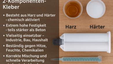 2-Komponenten-Kleber: Extra starke Verbindung