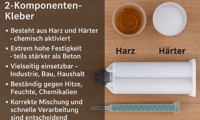 2-Komponenten-Kleber: Extra starke Verbindung
