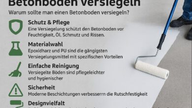 Betonboden versiegeln: Anleitung & Profi-Tipps