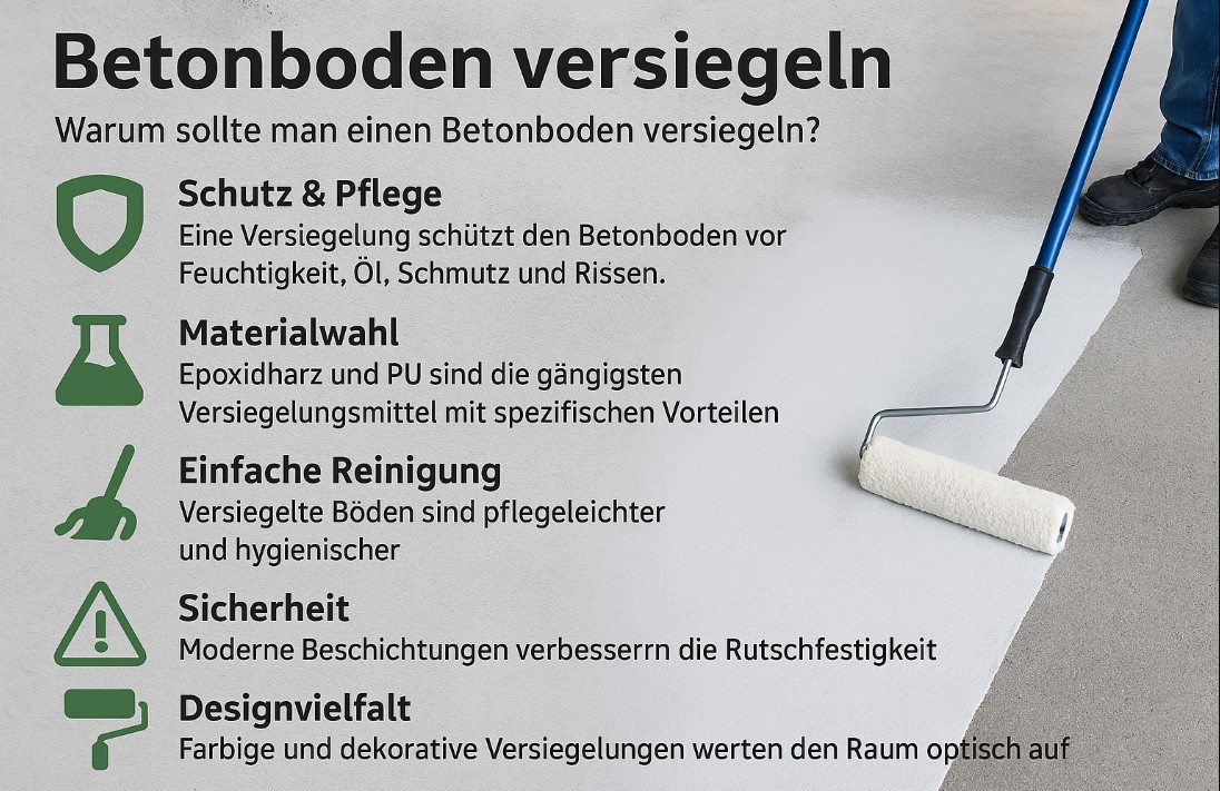 Betonboden versiegeln: Anleitung & Profi-Tipps