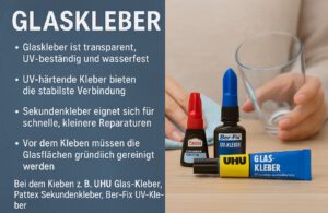 Glaskleber – Glas kleben wie ein Profi