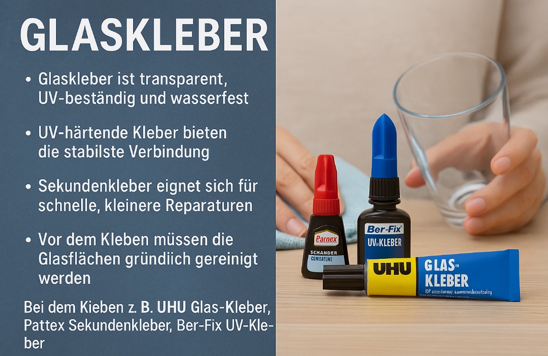 Glaskleber – Glas kleben wie ein Profi