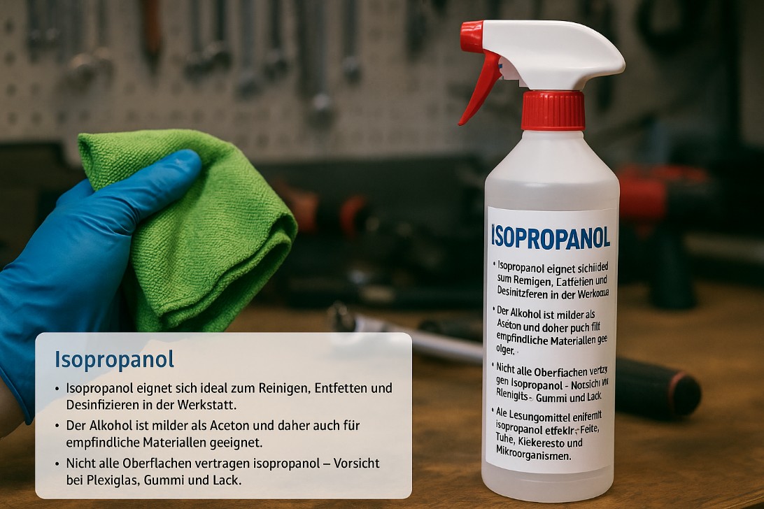 Isopropanol in der Werkstatt