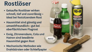 Rostlöser kaufen oder Hausmittel – Was ist besser?