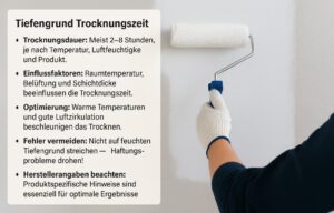 Wie lange muss Tiefengrund trocknen?