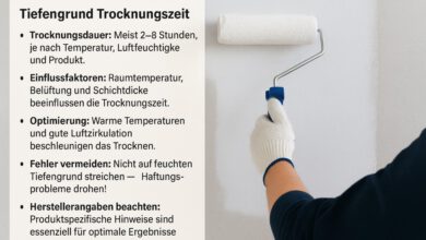 Wie lange muss Tiefengrund trocknen?
