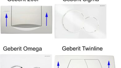 Geberit Drückerplatte entfernen und wechseln – alte und neue Modelle
