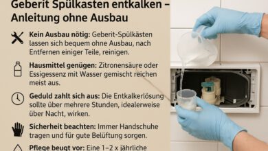 Geberit Spülkasten entkalken – Anleitung ohne Ausbau