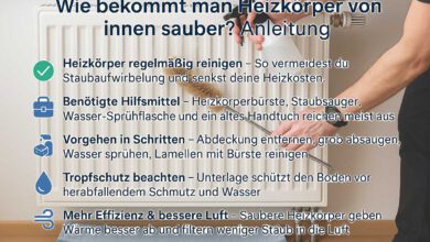Wie bekommt man Heizkörper von innen sauber? Anleitung