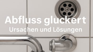 Abfluss gluckert? Das hilft wirklich!