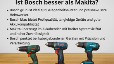 Ist Bosch besser als Makita?