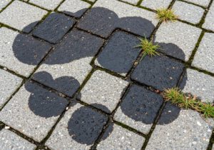 Ölflecken entfernen von Beton, Asphalt und Pflastersteinen