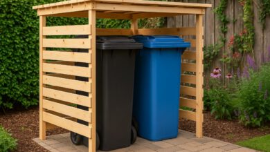 Sichtschutz für Mülltonnen – Ideen zum Selberbauen