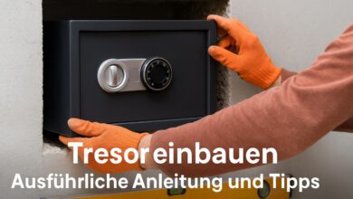 Tresor einbauen: Ausführliche Anleitung und Tipps