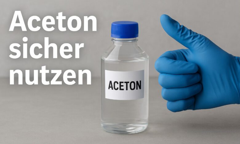 Aceton sicher nutzen: Haushalt & Werkstatt