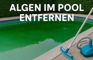 Algen im Pool entfernen