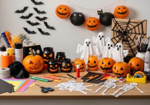 Halloween-Deko basteln: Kreative Ideen für Gruselstimmung