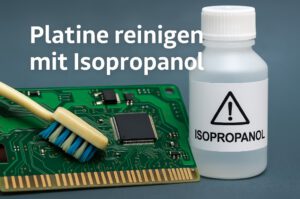 Platine reinigen mit Isopropanol