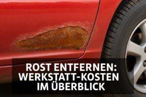 Rost entfernen am Auto: Werkstatt Kosten