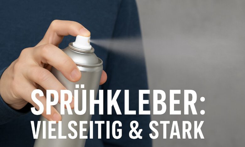 Sprühkleber: Einsatz, Arten & Tipps