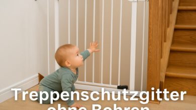 Treppenschutzgitter ohne Bohren: sicher & flexibel
