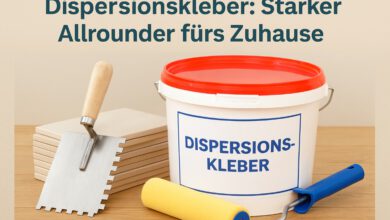 Dispersionskleber: Starker Allrounder im Bau- und Wohnbereich