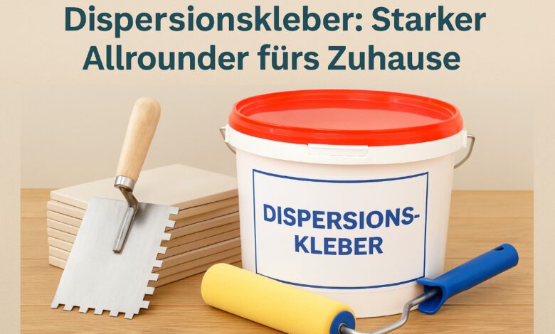 Dispersionskleber: Starker Allrounder im Bau- und Wohnbereich