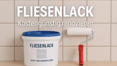 Fliesenlack: Moderne Lösung für alte Fliesen