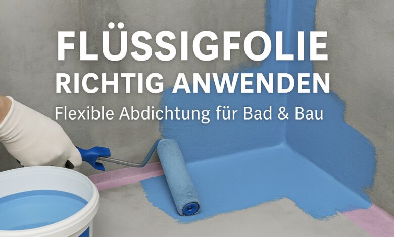 Flüssigfolie – Flexible Abdichtung für Bad & Bau
