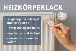 Heizkörperlack – hitzebeständiger Anstrich für Heizungen