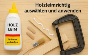 Holzleim richtig wählen und anwenden