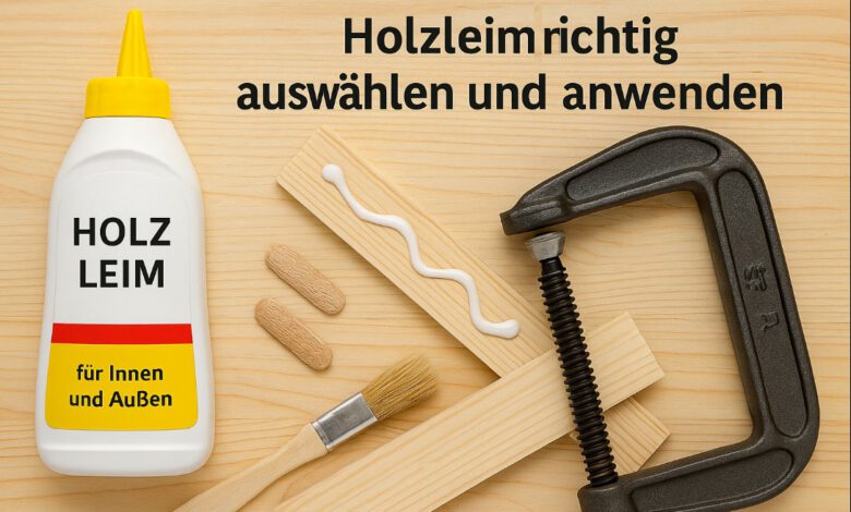 Holzleim richtig wählen und anwenden