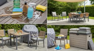 Gartenmöbel richtig pflegen: Reinigung, Schutz und Lagerung