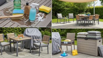 Gartenmöbel richtig pflegen: Reinigung, Schutz und Lagerung