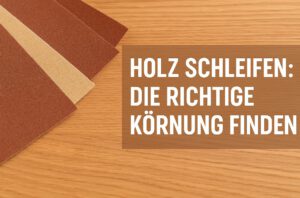 Holz schleifen: welche Körnung ist die Richtige?