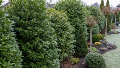 Privatsphäre im Garten mit natürlichen Materialien schaffen