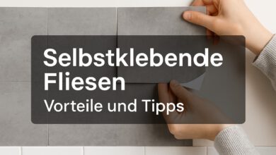 Selbstklebende Fliesen: Vorteile & Tipps
