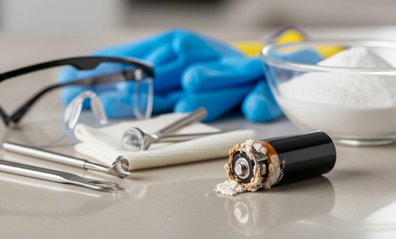 Batterie ausgelaufen! Was tun? – Soforthilfe-Tipps