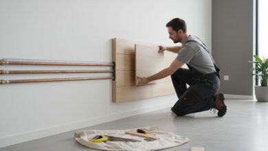 Heizungsrohre verkleiden