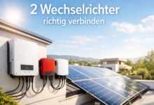 So verbinden Sie zwei Wechselrichter richtig