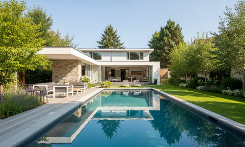 Poolbau im Eigenheim