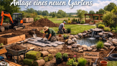 Anlage eines neuen Gartens