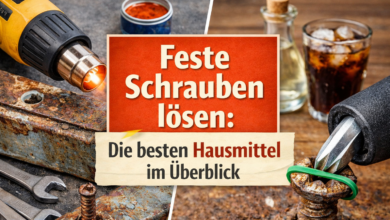 Festsitzende Schrauben lösen mit Hausmitteln